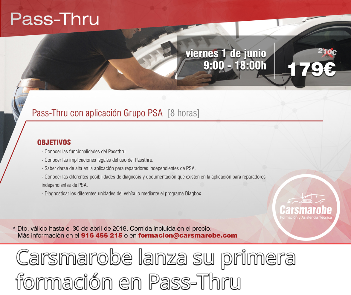 Carsmarobe lanza su primera formación en Pass-Thru