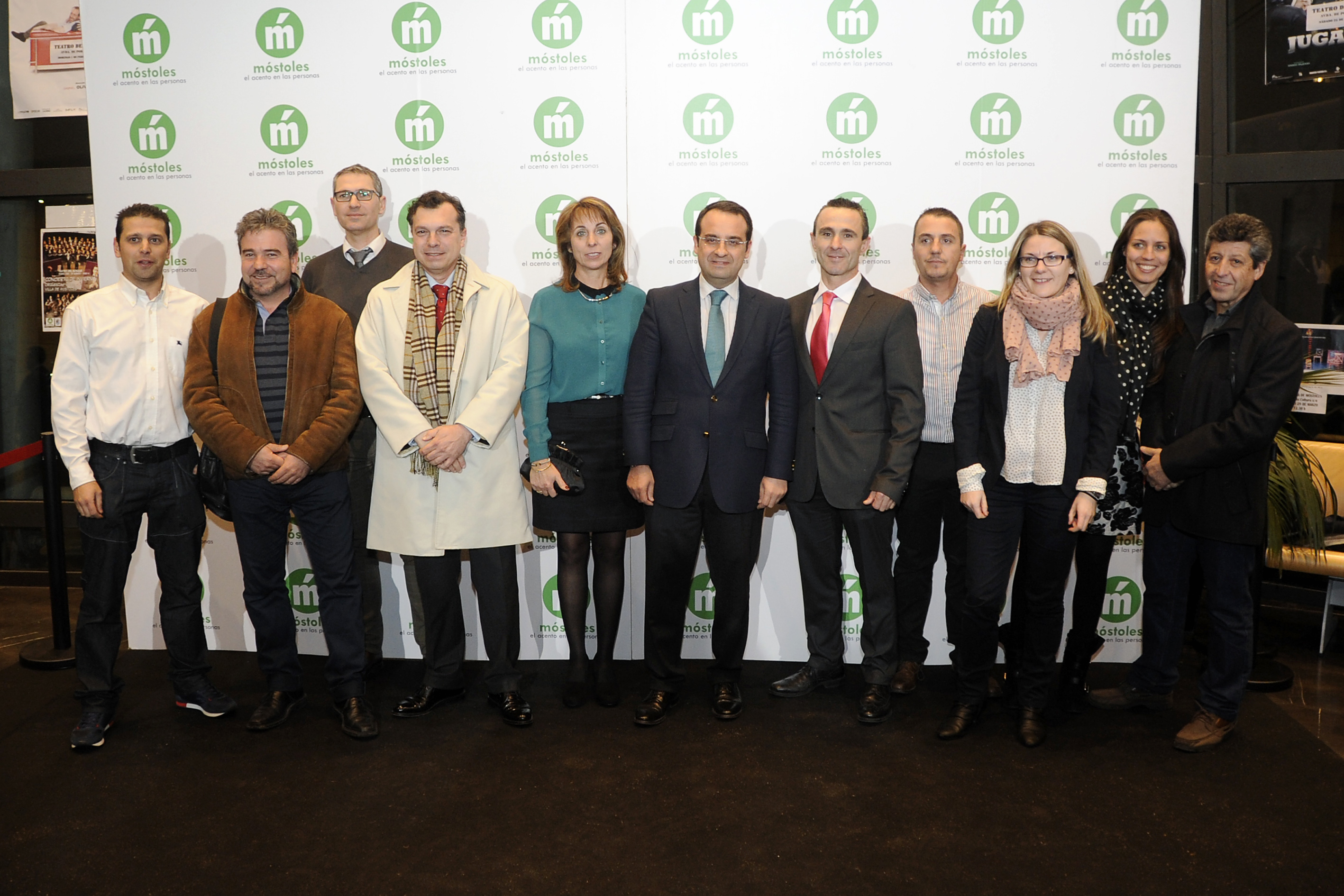 Plantilla de Carsmarobe en los premios Ciudad de Móstoles